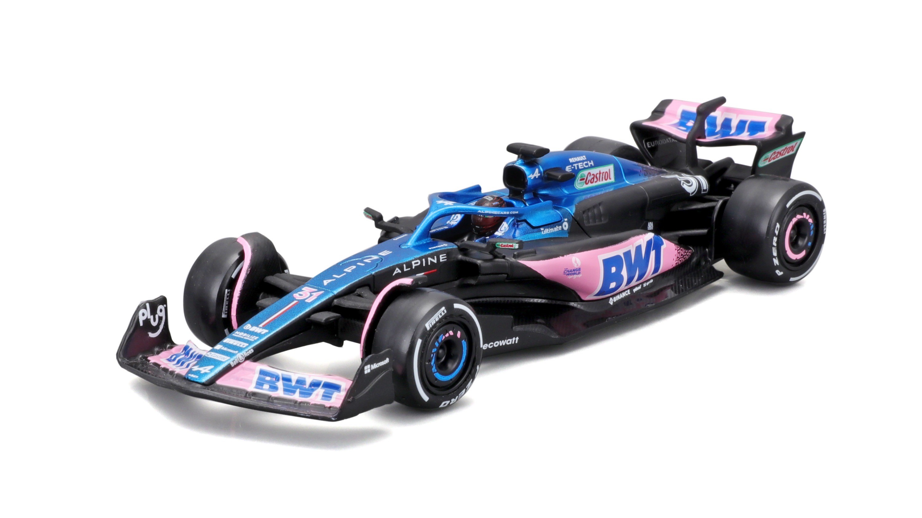 Bwt Racing Renault Alpine A No E Ocon With Helmet